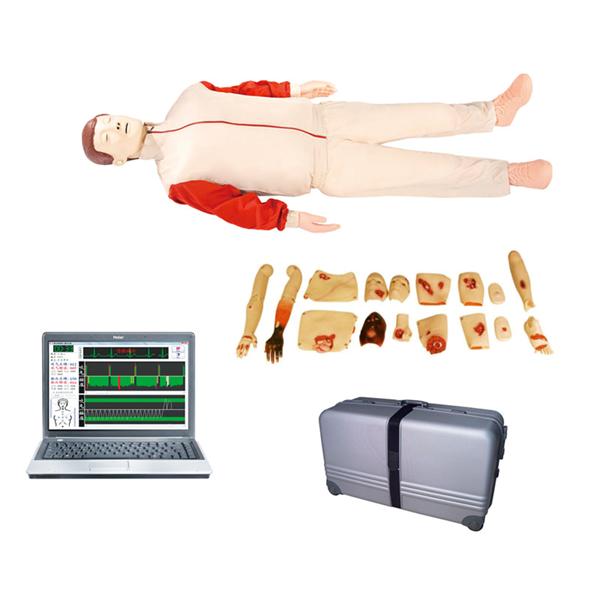 高级心肺复苏与创伤训练模拟人 计算机二合一
